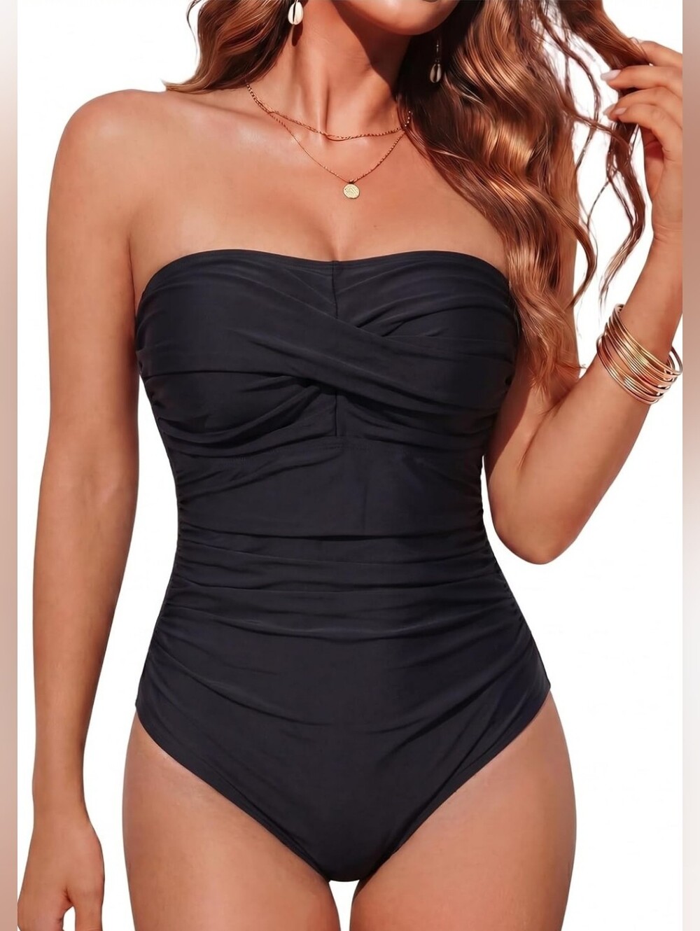 419. NWT Smismivo Tummy Control One Piece Swimsuit